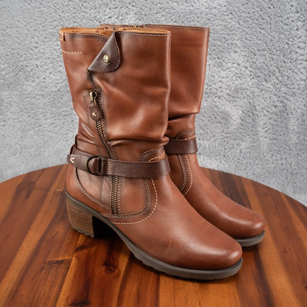 Pikolinos Le Mans Boots Brown EUC $249 Size 36 US 5.5/6 S3686